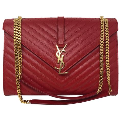 black and red ysl bag|YSL Bags red color.